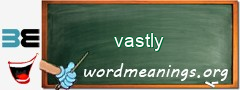 WordMeaning blackboard for vastly